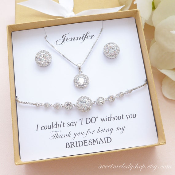 bridesmaid jewellery sets