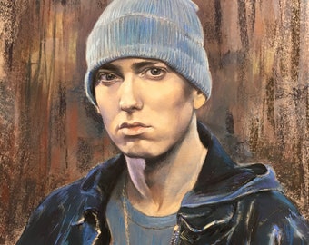 EMINEM print | Marshal Mathers | Slim Shady Hip-Hop Rap | Music Artist Legend | Rap posters | Eminem poster |