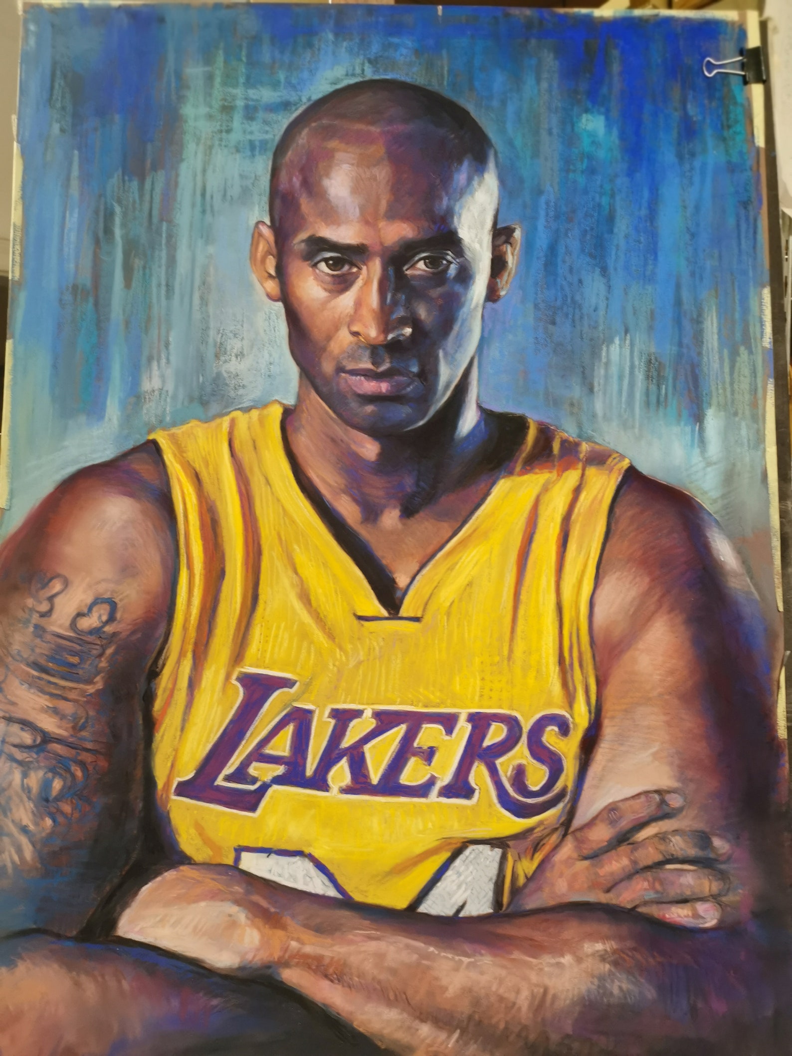 Kobe Bryant Print Kobe Bryant Poster Kobe Bryant Painting NBA Legend Sports Art Print Basketball