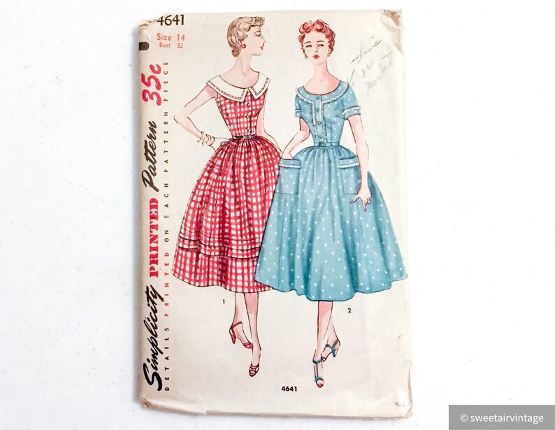 Cute Vintage Dress Pattern