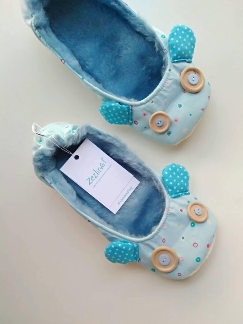 Costum Slippers mouse flats  Indoor animal face shoes  soft image 1