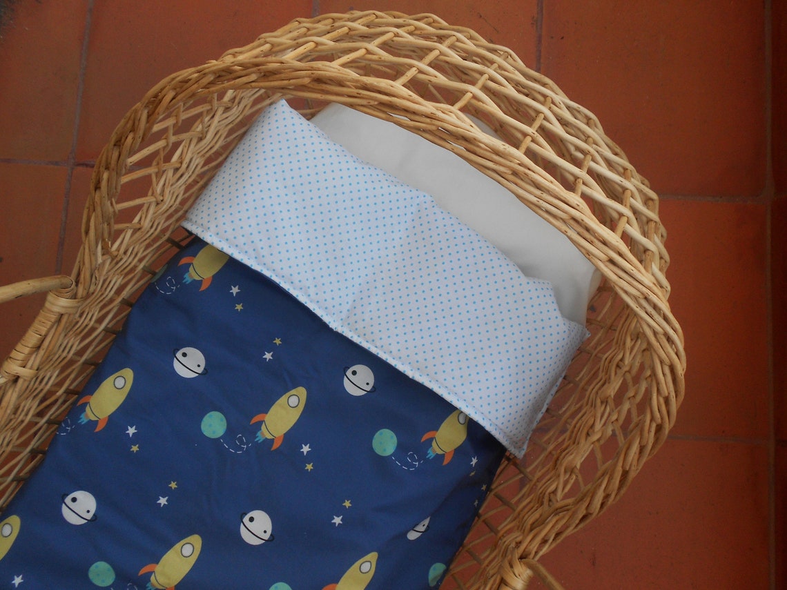 Outer Space Baby Blanket Moses Basket Duvet Reversible Etsy