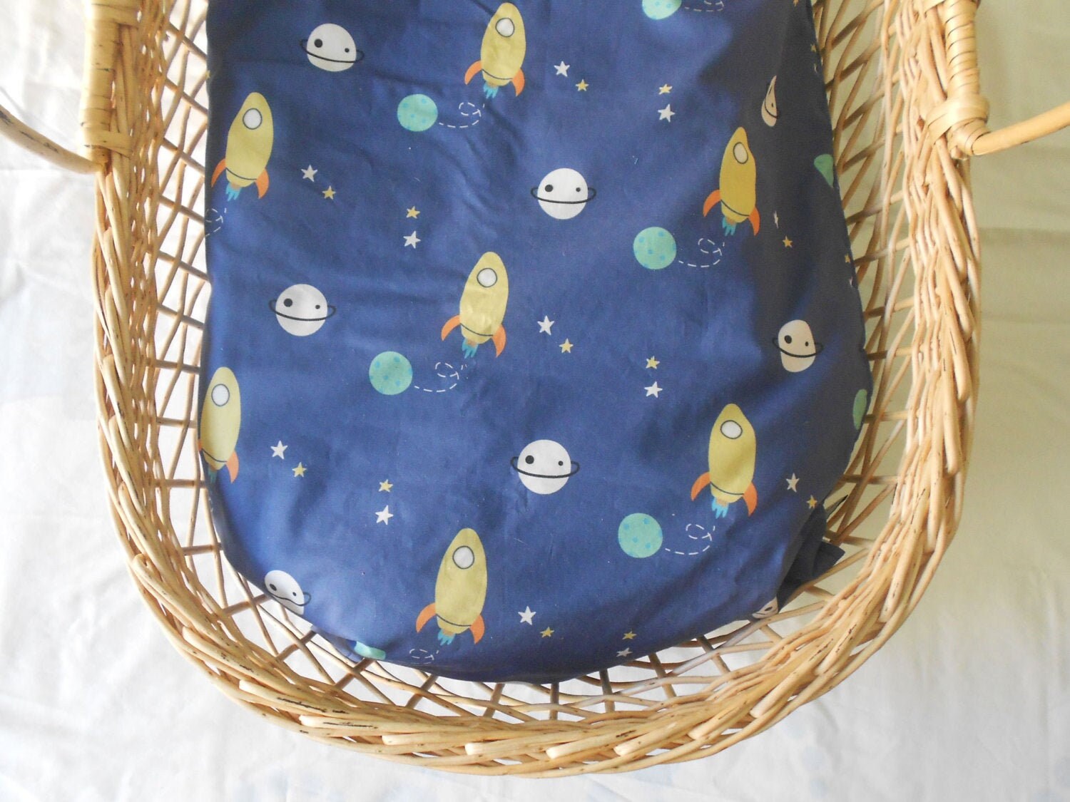 Outer Space Baby Blanket Moses Basket Duvet Reversible Etsy