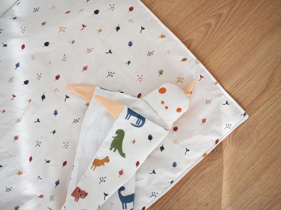 Baby Blanket Reversible Moses Basket Duvet Nature Inspired Etsy