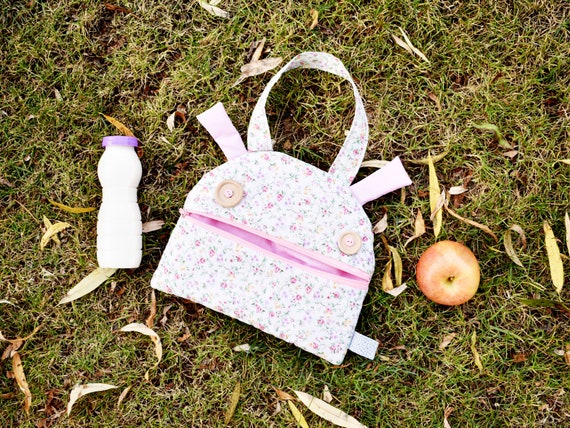 Snack Bag for Kids Zé Snack-glutton Hand Bag Funny Lunch Bag