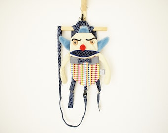 Mochila con correa para correa / Agrega un arnés a la mochila de tu niño pequeño / Mochila con correa de tela con arnés / Mochila personalizada con correa para correa