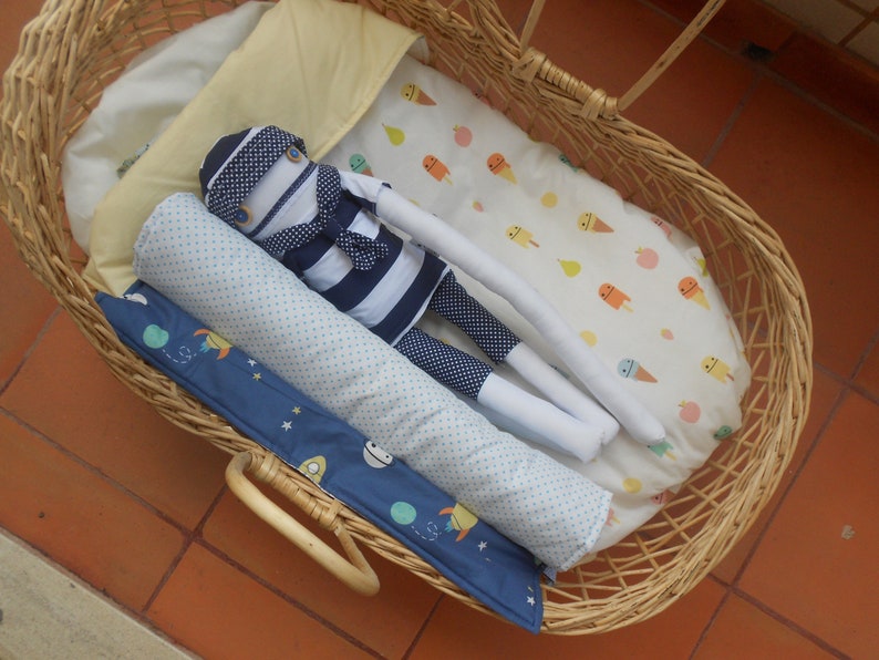 Outer Space Baby Blanket Moses Basket Duvet Reversible Etsy