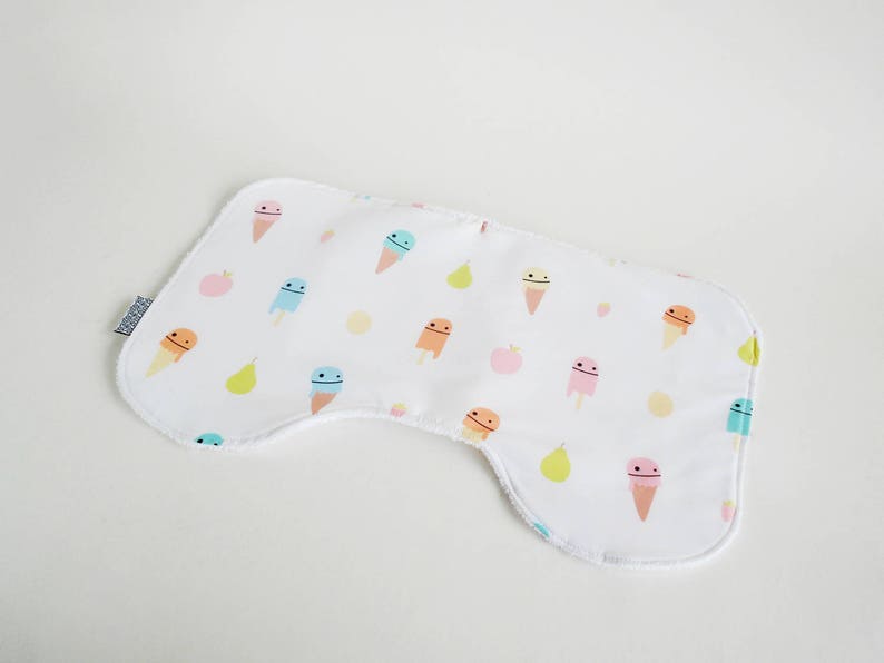 Burp Cloth Waterproof Ice Cream Print Burp Rag Waterproof Etsy