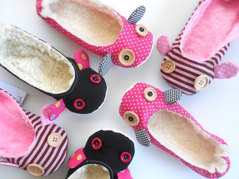 Costum Slippers mouse flats  Indoor animal face shoes  soft image 0