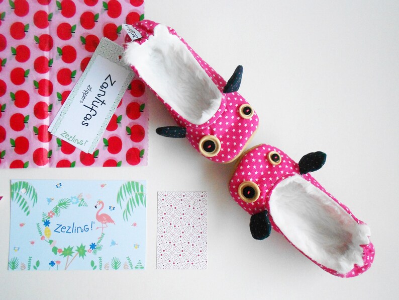 Costum Slippers mouse flats  Indoor animal face shoes  soft image 3