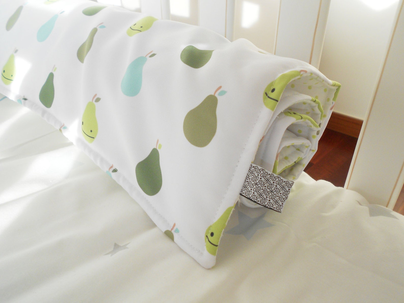 Moses Basket Duvet Pears Reversible Blanket Nordic Nursery Etsy