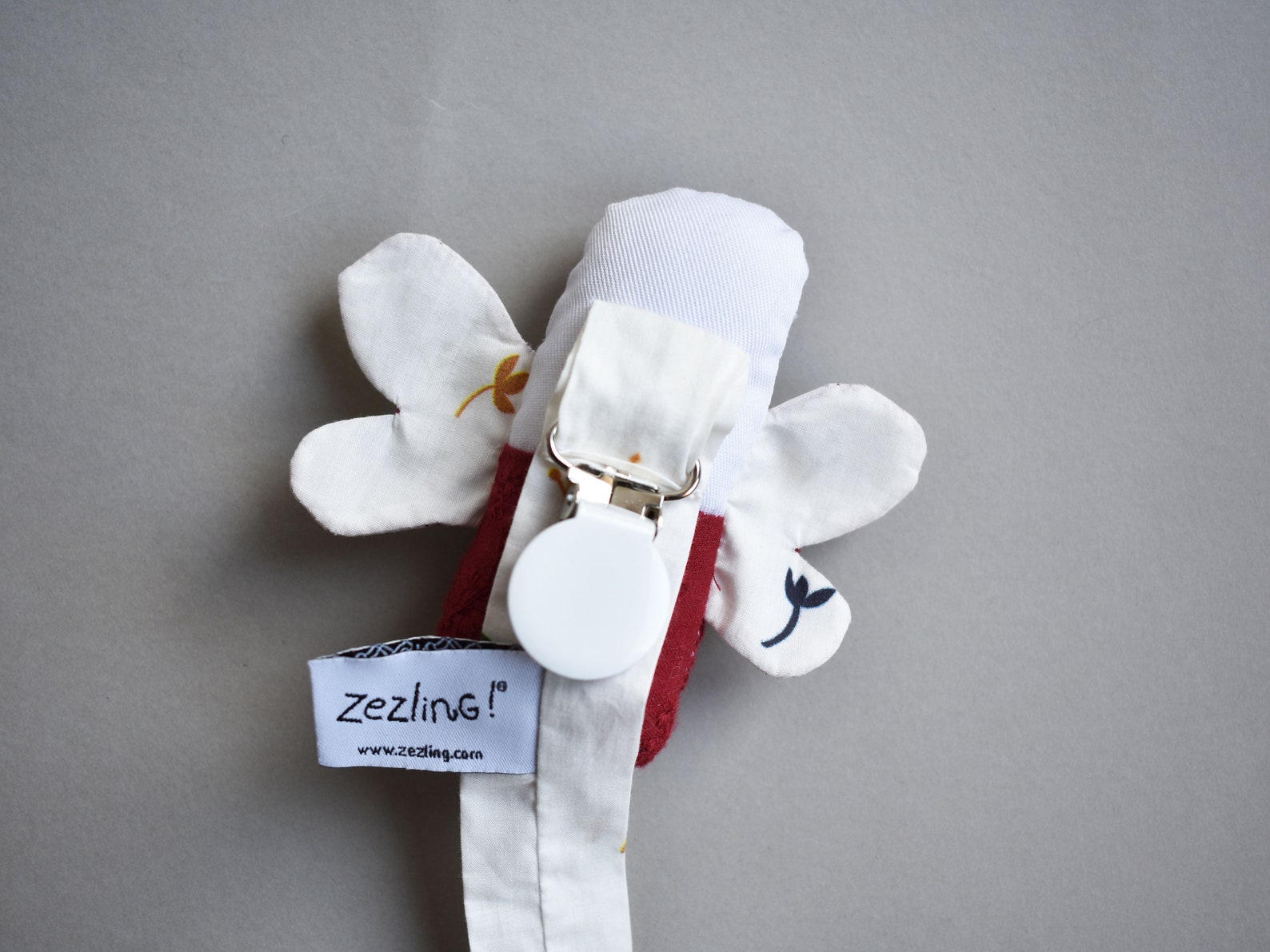 Dummy Holder Butterfly Leafs Flowers ZUPETA Pacifier Clip Etsy