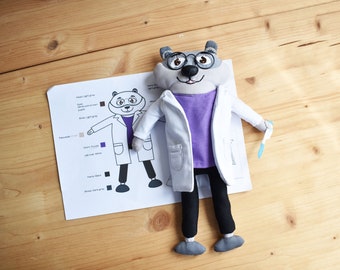 Custom Soft Doll | Design your own Zé Zezling! rag doll | Personalized Softie | Custom cloth doll | Draw your softie, plan his story id card