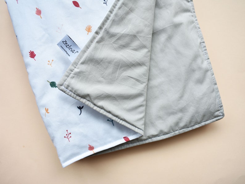 Baby Blanket Reversible Moses Basket Duvet Nature Inspired Etsy