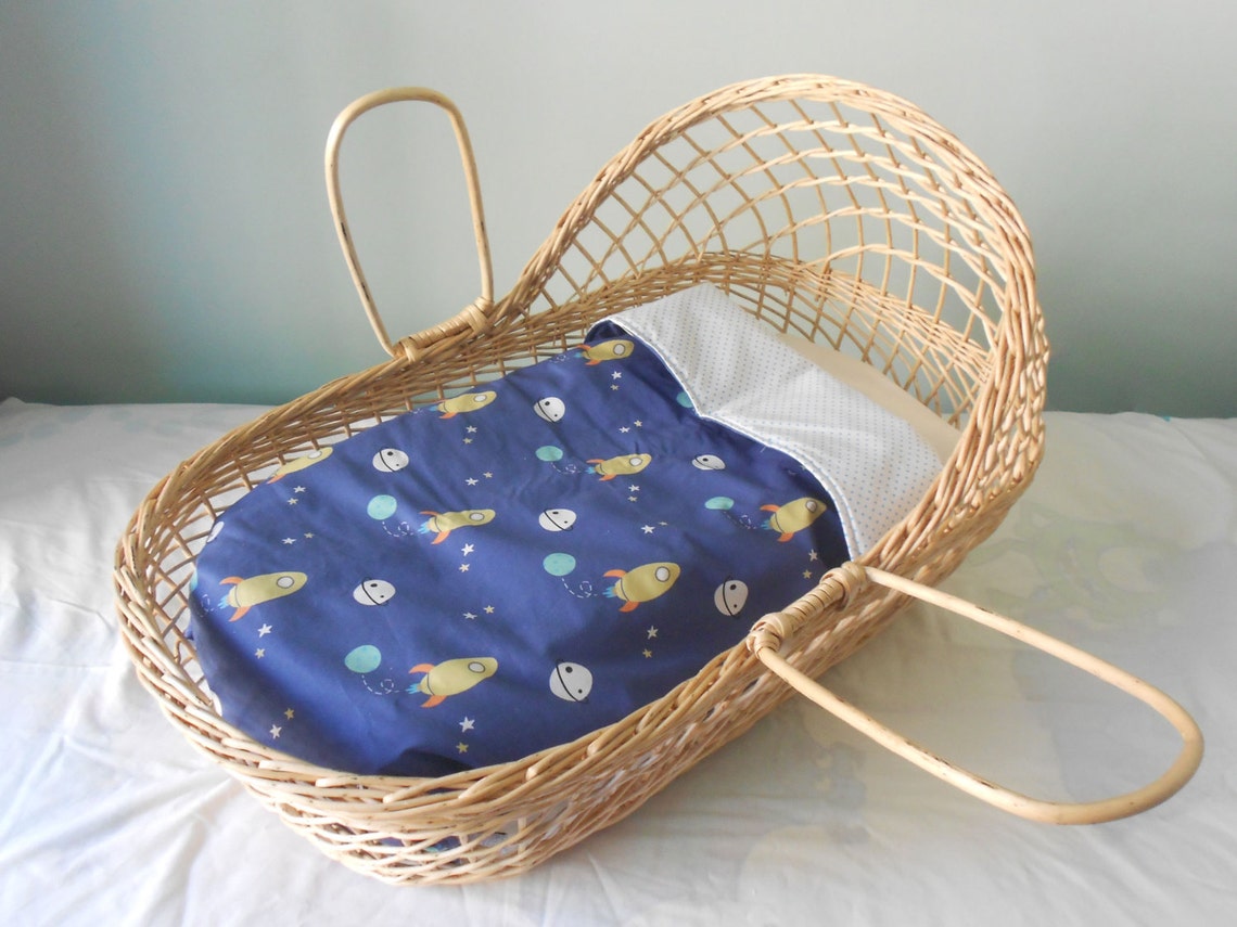 Outer Space Baby Blanket Moses Basket Duvet Reversible Etsy