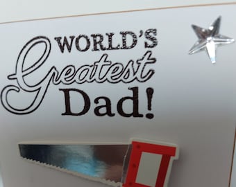 Greatest father card, fathers day card