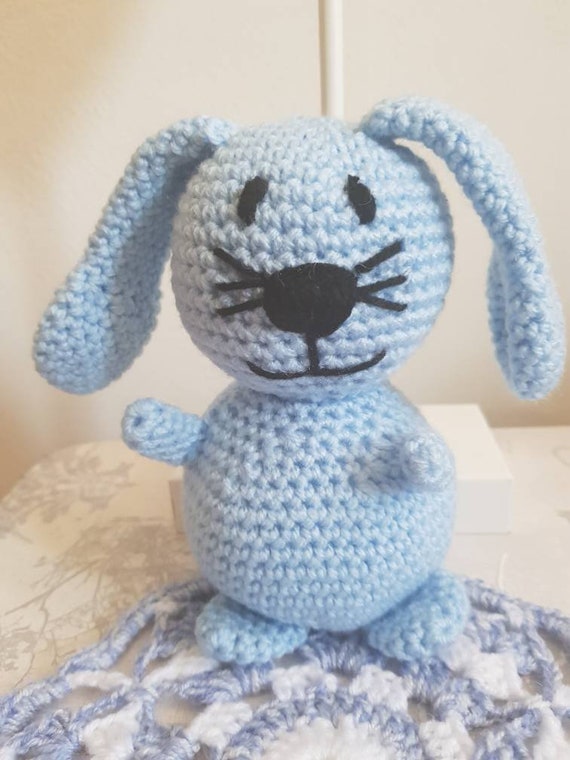 blue rabbit soft toy