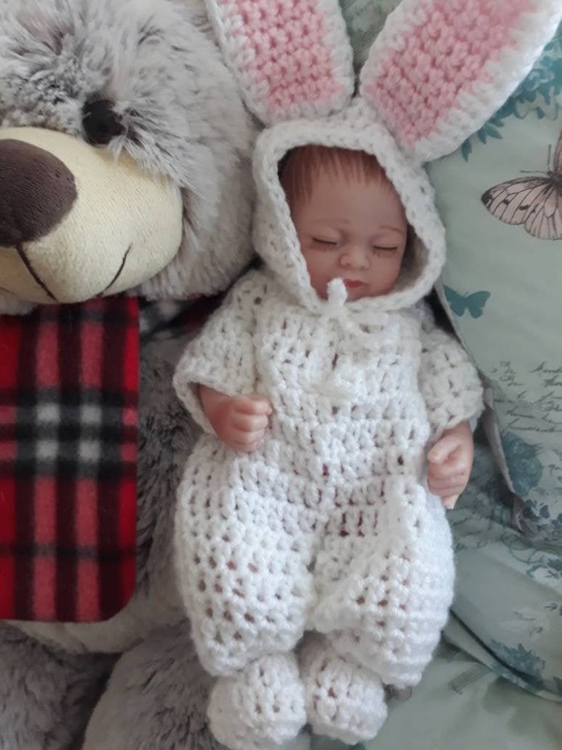 baby doll in bunny suit