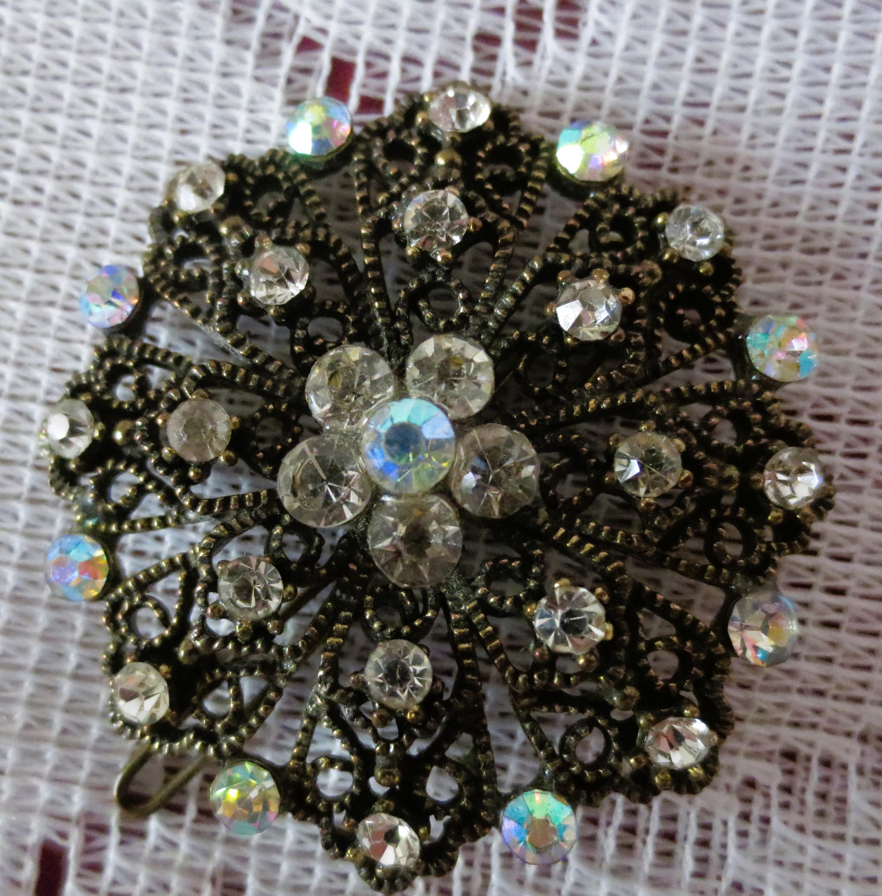 French Barrettes Aurora Borealis - Etsy