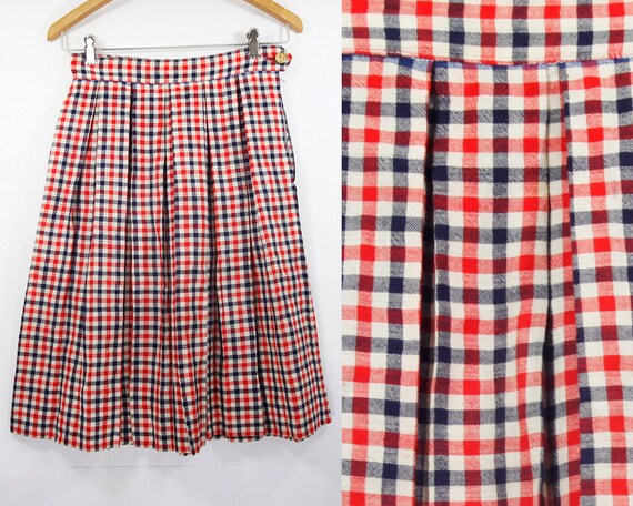 10 DOLLAR SALE---Vintage 60's Red White & Blue Che
