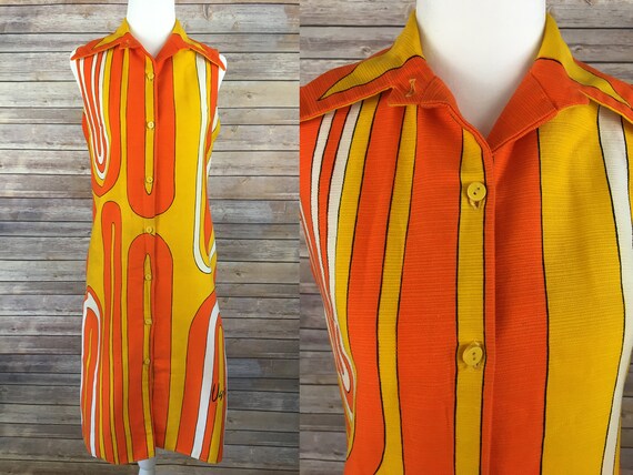 Vintage 60's VERA NEUMANN Shift Dress S/M