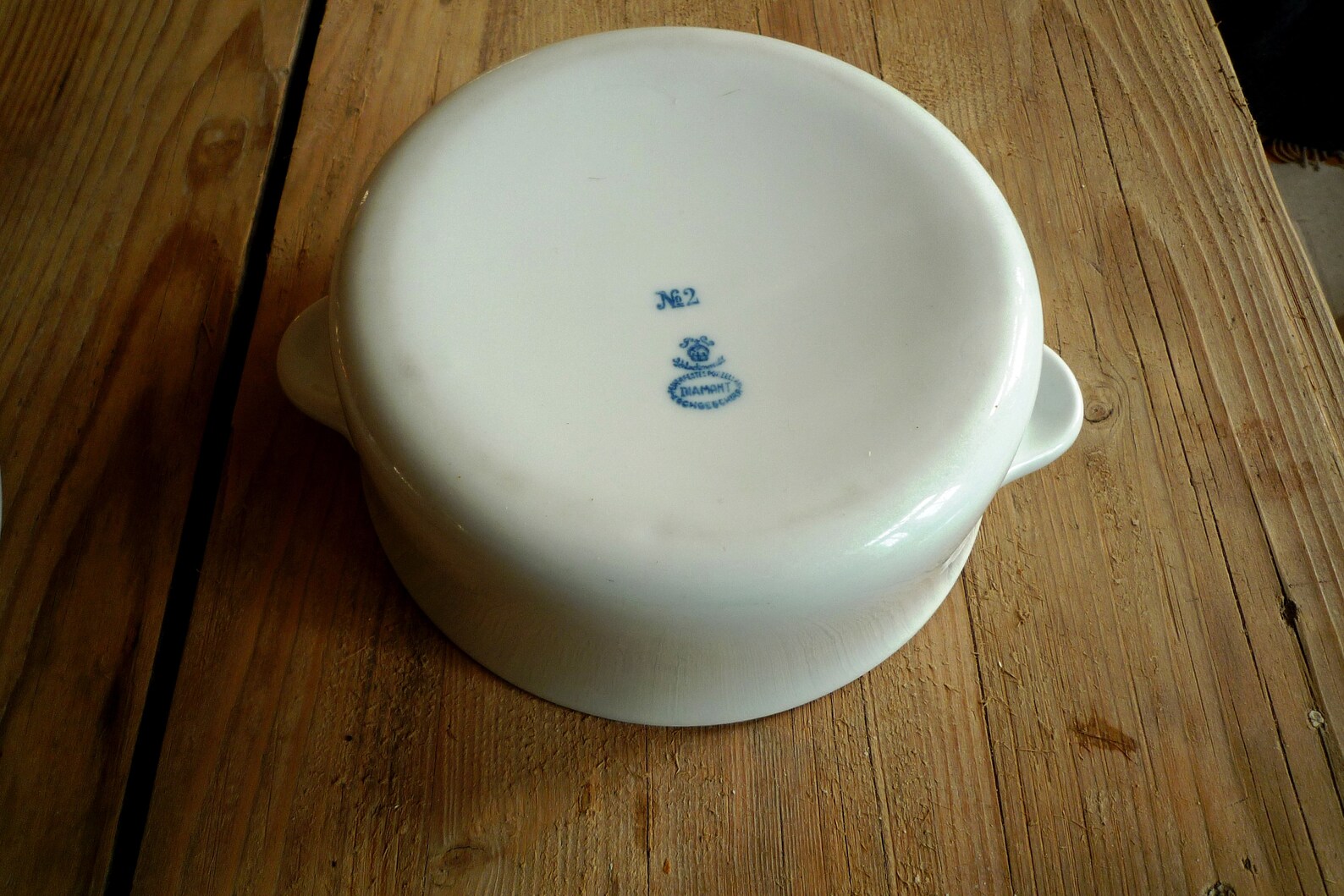 Antique white porcelain pot porcelain dish ovenproof art Etsy