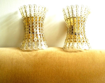 elegant pair of 50s Emil Stejnar wall light for Rupert Nikoll Vienna 60s blossom lamp mid century wall lamp sconce brass lamp accent lamp