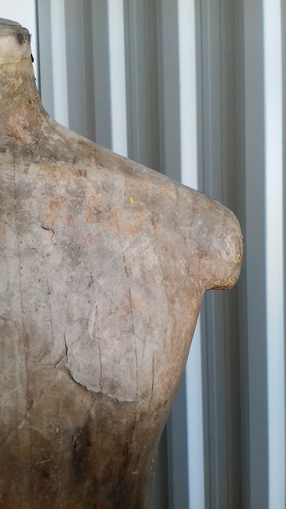 Antique French Mannequin Paper Mache Art Nouveu Tailors Dummy Dressmaker Mannequin With Wood Stand Etsy Canada