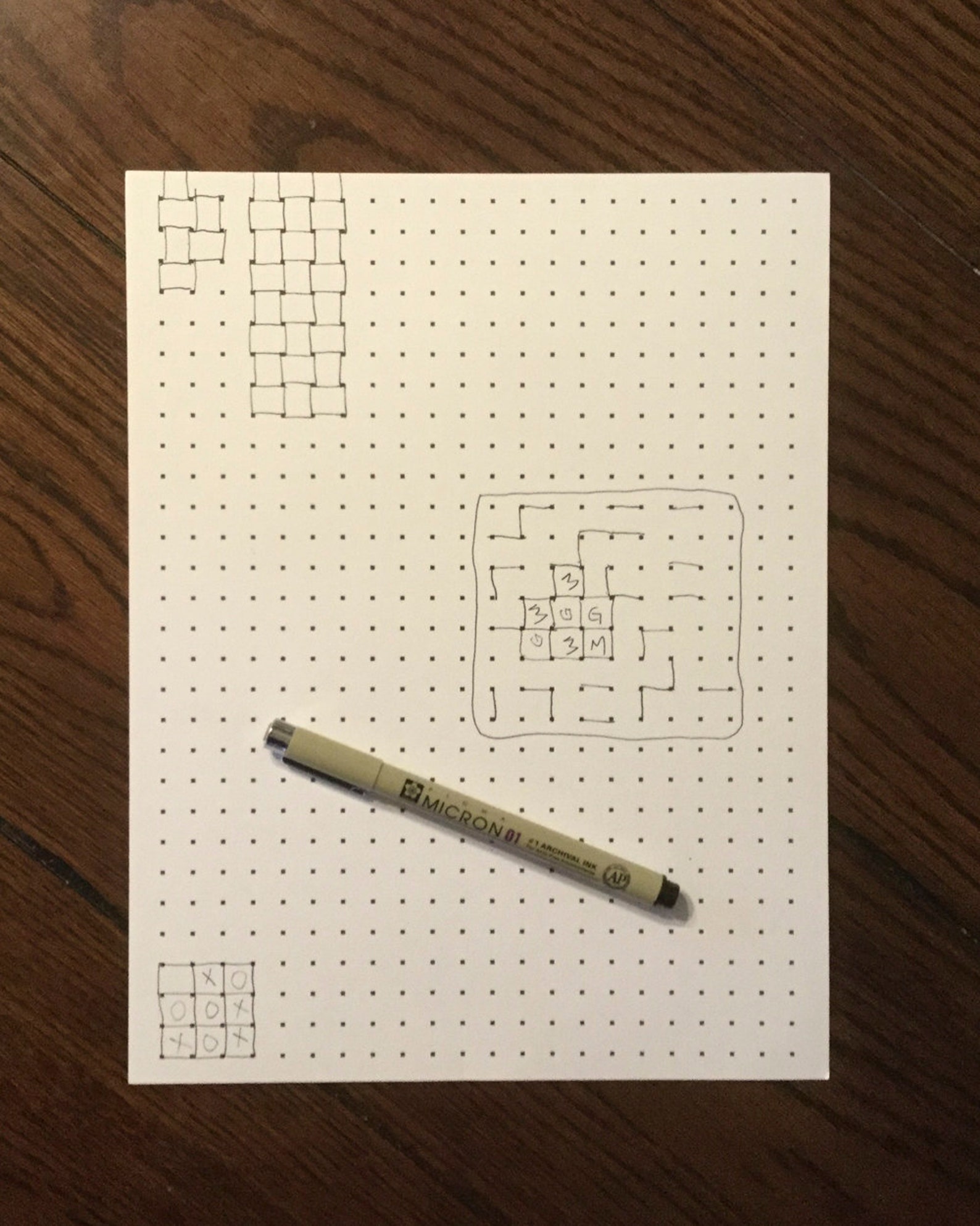 Square Dot Grids for Drawing Patterns & More /digital Download