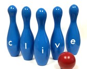 Bowling Game Toddler Toy, Personalized Birthday Gifts Toddler Gifts, Made in Canada