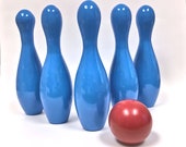 Wooden Bowling Game Wooden Toys Educational Toy Set - made in Canada