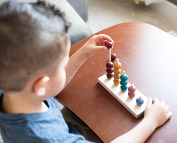 wooden counting beads