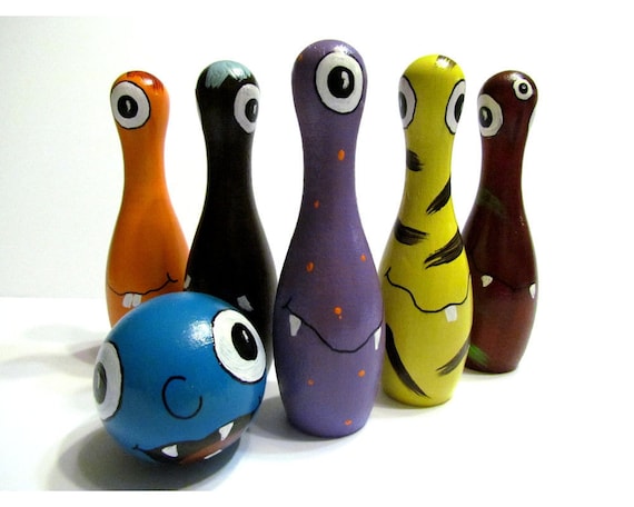 monster bowling set