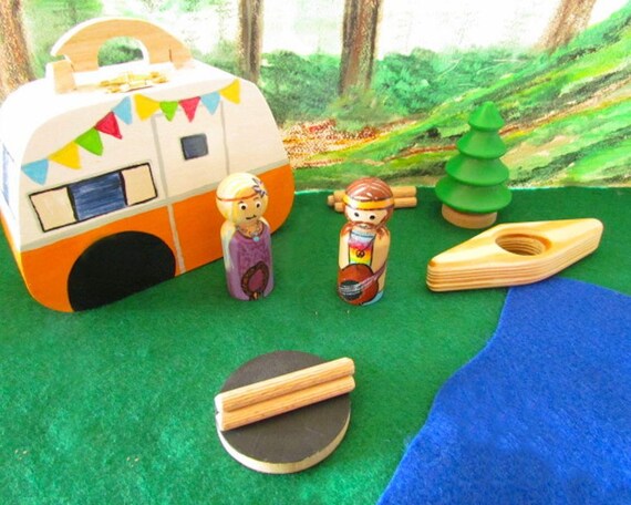 vintage peg dolls