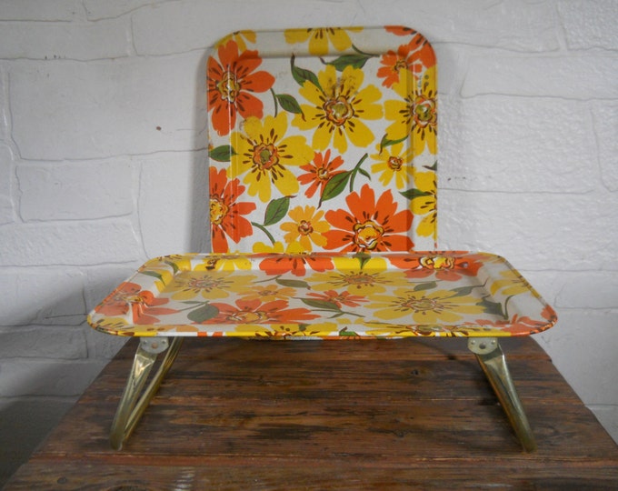 Bed Tray Lap Tray Metal TV Tray Set Folding TV Tray Breakfast Etsy