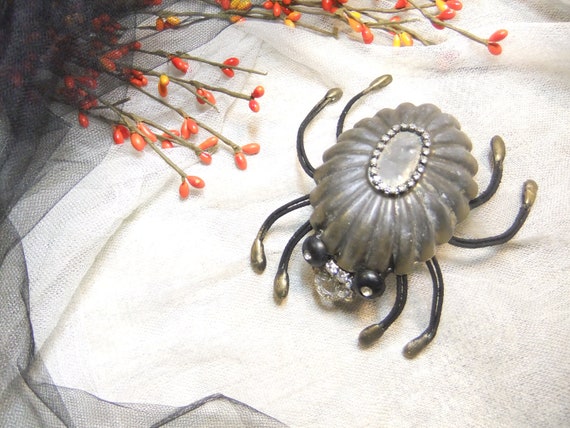 Creepy Bug, Giant Tick, Mixed Media Sculpture, Deer Tick, Arachnid