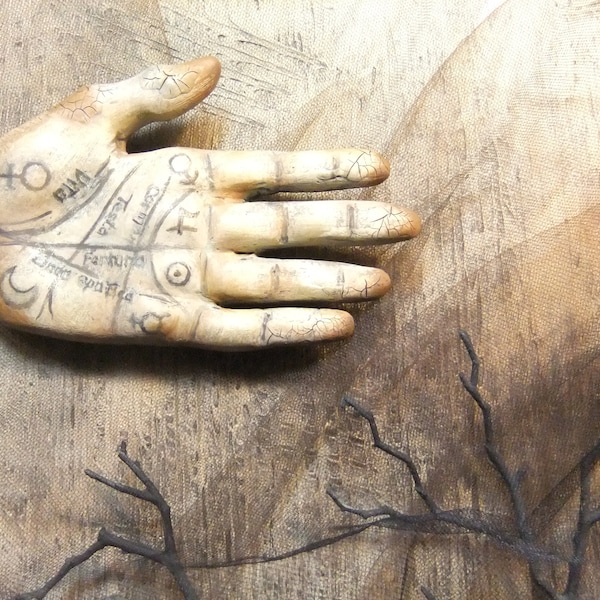 Palmistry, Fortune Telling, Palm Reading, Psychic Art, Cheiromancy, Gypsy Style, Hand Art