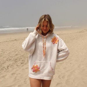 Flower Patch Pullover Hoodie YLS0532