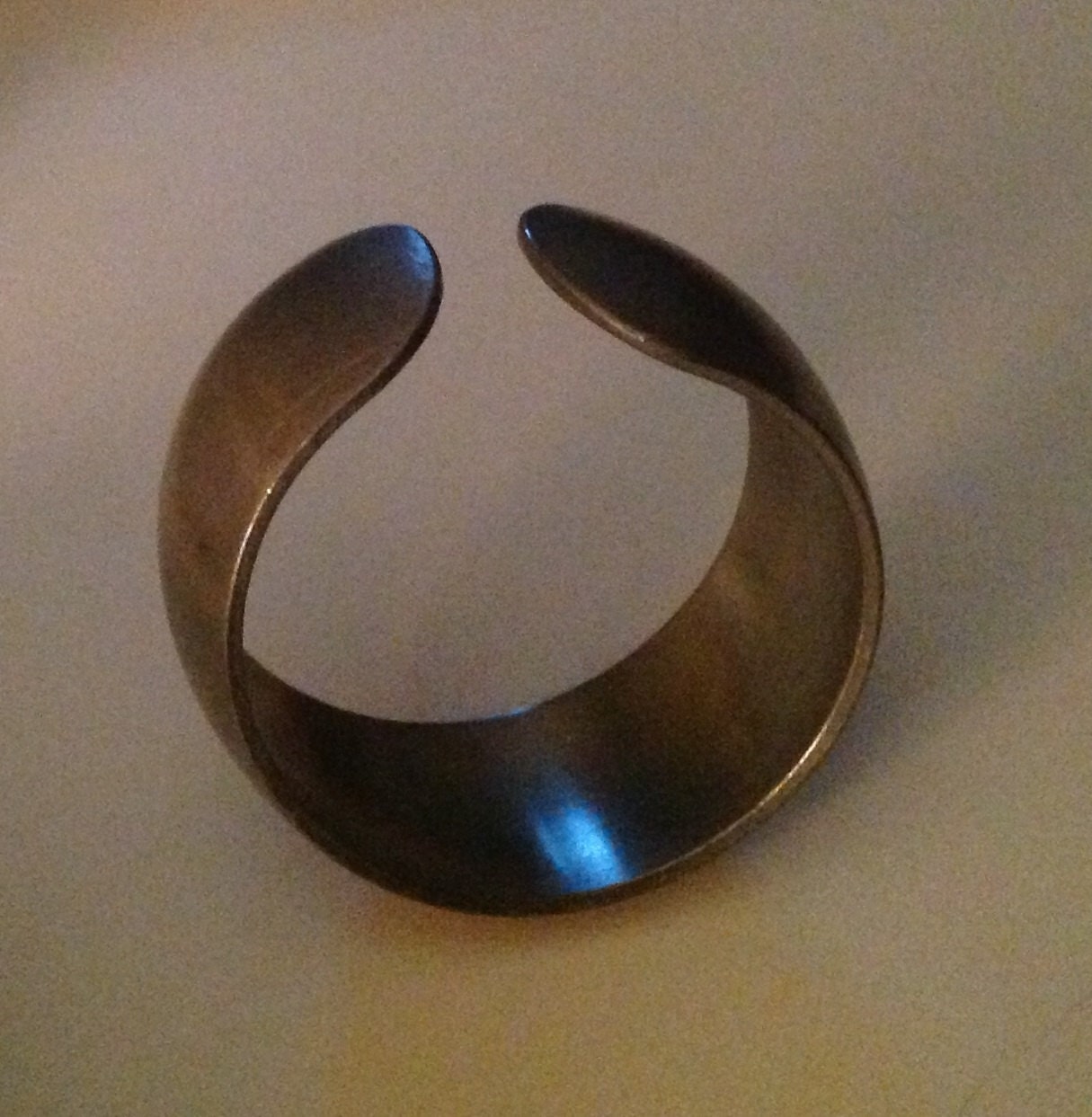 Vintage Leonard Genuine Pewter Cuff Bracelet. made in Bolivia Etsy