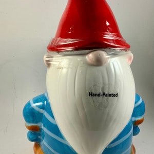  Housoutil Ceramic Christmas Cookie Jar: Gnome Candy Jars with  Lids Treat Container Tea Can Holiday Christmas Grain Container Decoration  Holiday Accent for Kitchen Counter: Home & Kitchen