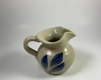 Vintage WILLIAMSBURG POTTERY PITCHER/Vase, Colonial, Salt Glaze Pottery, Decor