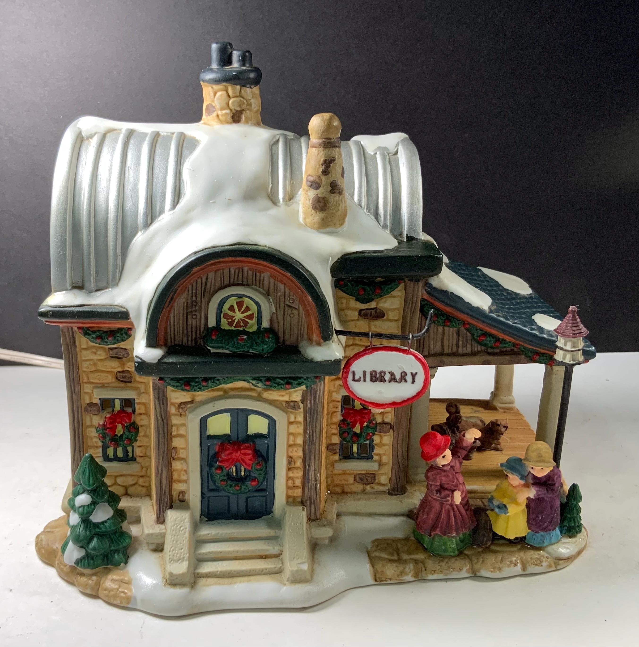 Victorian Christmas Village House Porcelain - Etsy
