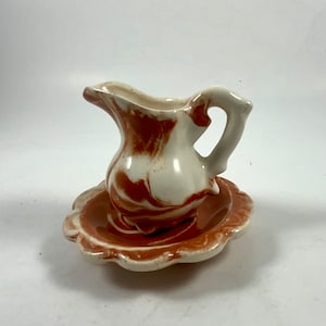 Vintage MINIATURE PITCHER/ BOWL, Collectables, Doll House, Decor
