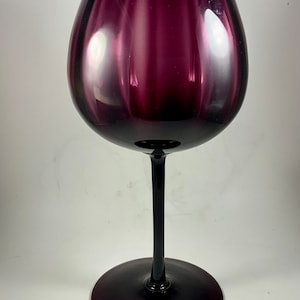 Vintage EMPOLI BRANDY SNIFTER, Italian Art Glass, Compote