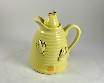 Vintage Tropic Orange Blossom HONEY JAR w/ 3D Bees, Storage, Container, Kitchen