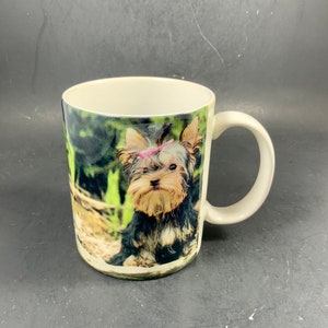 Vintage YORKSHIRE TERRIER MUG, Cup, Yorkie, Barbera Augello