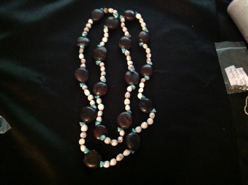 Vintage Boho Natural Nuts Seeds & Shell Necklace Etsy