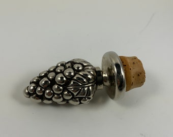 Vintage Metal FRUIT WINE STOPPER