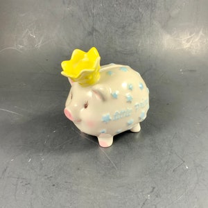 Vintage “LITTLE PRINCE” BANK, Mudd Pie, Piggy Bank, Coin Bank
