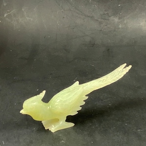 Antique/Vintage GREEN JADE PHEASANT, Bird, Sculpture, Statue, Figurine, Collectables